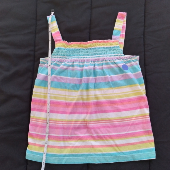 Children's Place Girls Rainbow Tanktop Striped Sleeveless Top Size 5 - Picture 11 of 16